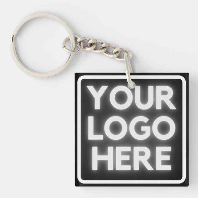 Llavero Crear su propio código QR comercial (Frente)