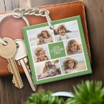 Llavero Crear su propio Collage de fotos - 6 fotos Monogra<br><div class="desc">Usa hasta seis fotos cuadradas para crear un regalo único y personal. Si necesita ajustar las imágenes,  haga clic en la herramienta personalizar para realizar cambios. Foto: Photography © Storytree Studios,  Stanford,  CA.</div>