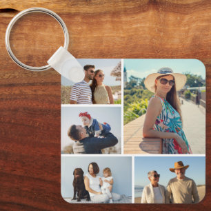 Llavero Crear su propio Collage de fotos de 5