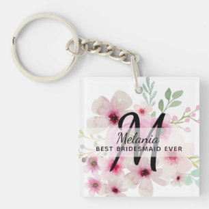 Llavero Crear su propio regalo de FLORAL BOHO Bridal Party