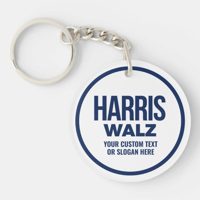 Llavero Crear tu propio Harris Walz 2024 (Frente)