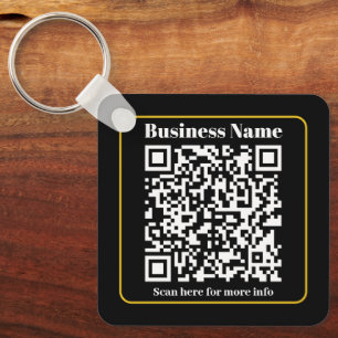 Llavero Crear un código QR empresarial escaneable al insta