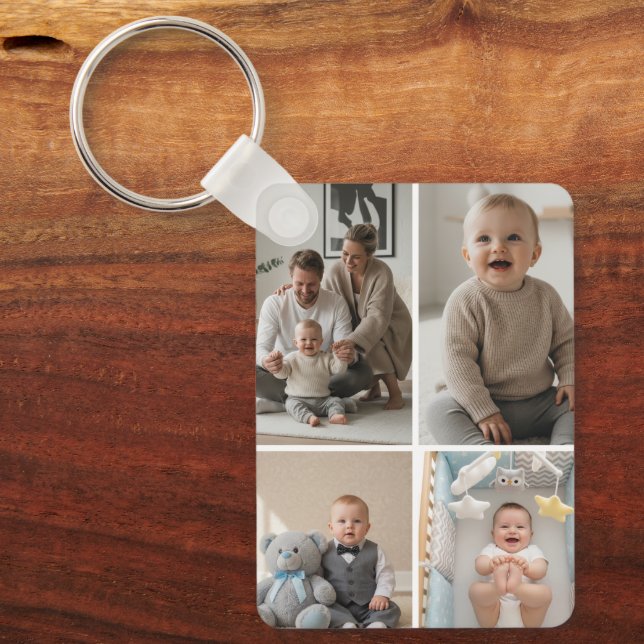 Llavero Create a personalized family keychain with a pictu (Anverso)