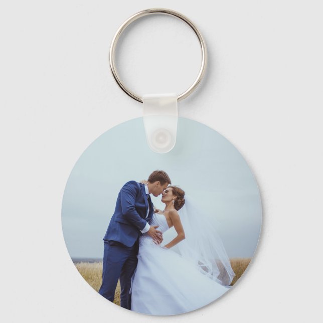 Llavero Create Your Own Custom Photo Modern Picture (Anverso)