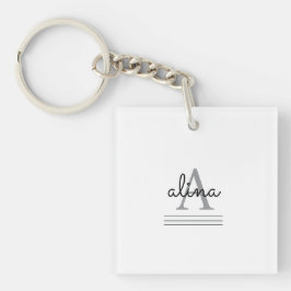 Llavero Create Your Own Personalize Monogram