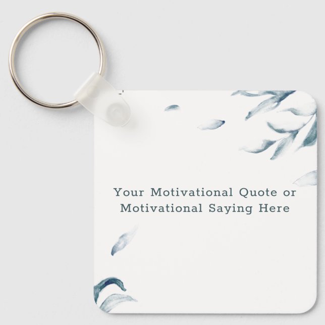 Llavero Create Your Own Quote Keychain  (Anverso)