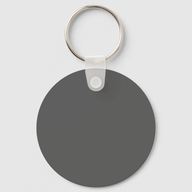 Llavero Create Your Own simple dark gray (Anverso)