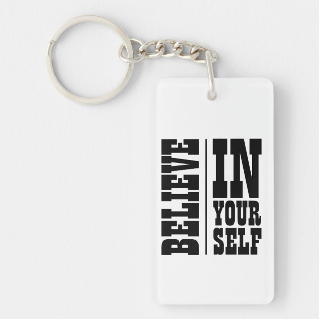 LLAVERO CREE EN LA TIPOGRAFÍA BLANCA (Frente)