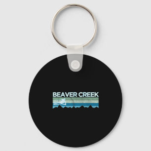 Llavero Creek de castores retro, esquí en problemas de Col