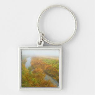 Llavero Creek de niebla