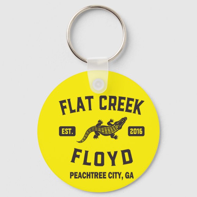 Llavero Creek plano Floyd Alligator Peachtree City Georgia (Anverso)