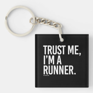 Llavero Créeme, soy un corredor - Corriendo Fitness -.
