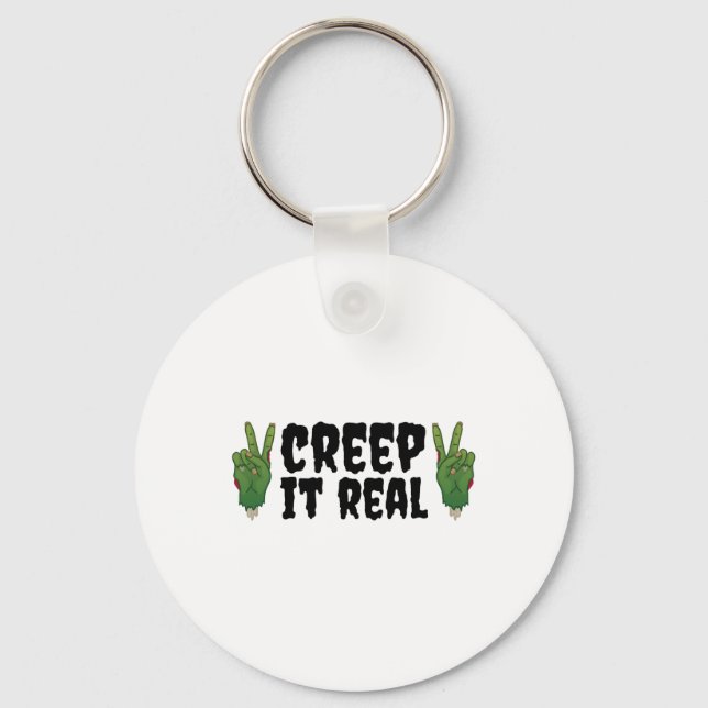 Llavero Creep It Real Zombie Halloween Zombie (Anverso)