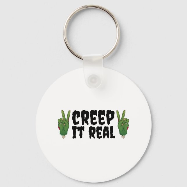 Llavero Creep It Real Zombie Halloween Zombie (Anverso)