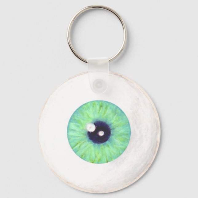 Llavero Creepe Green Eyeball Keychain (Anverso)
