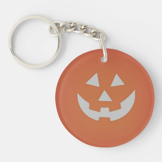 Llavero Creepkin Calabaza Halloween Keychain (Frente)