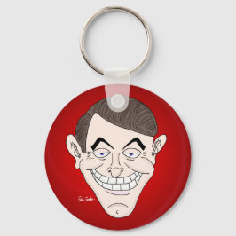 Llavero creepy businessman with money ears