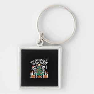 Llavero Creepy gracioso Skeleton Halloween Spooky