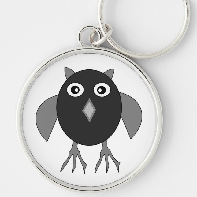 Llavero Creepy Halloween Owl Keychain (Frente)