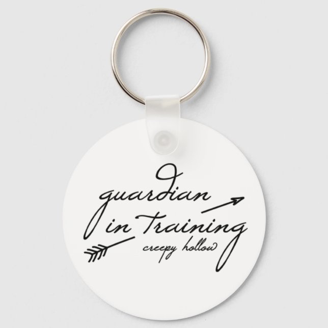 Llavero Creepy Hollow "guardian in training" keychain (Anverso)