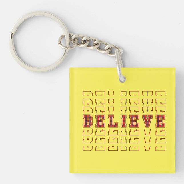 Llavero Creer - Diseños de Navidades (Frente)