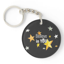 Creer En Usted - Keychain Acrílico Inspirador