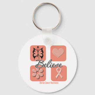 Llavero Creer inspiraciones de cáncer uterino