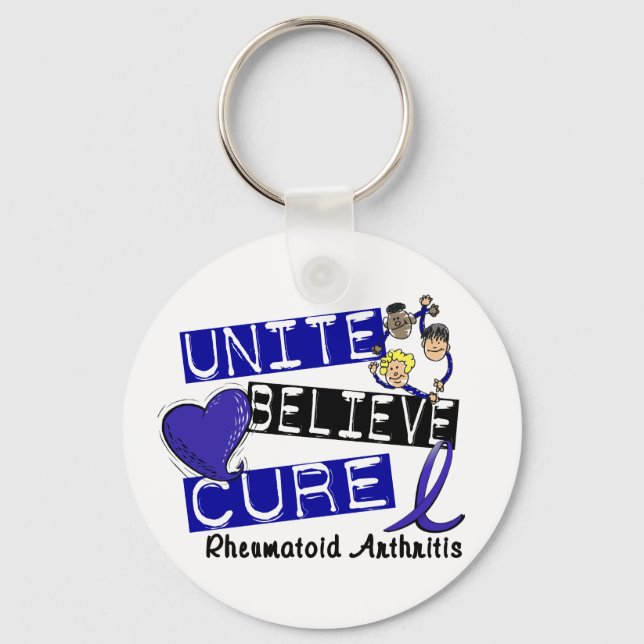 Llavero CREER UNIDOS CURE Artritis Reumatoide (Anverso)