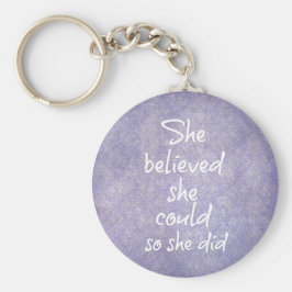 Llavero Creía que podía, así que citó