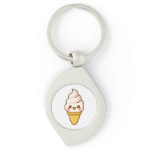 Crema de hielo de Kawaii dulce