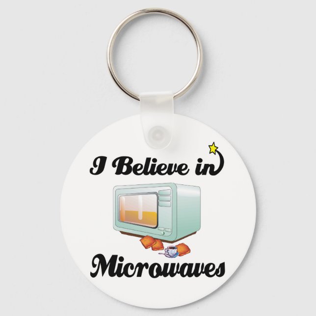 Llavero creo en las microondas (Anverso)