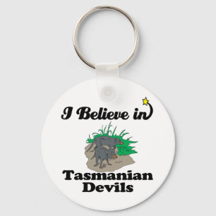 Llavero creo en los demonios de Tasmania