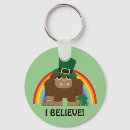Llavero ¡Creo! Leprechaun Bigfoot