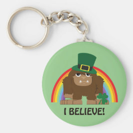 Llavero ¡Creo! Leprechaun Bigfoot