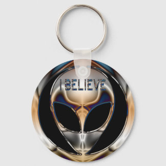 LLAVERO CREO QUE CHROME ALIEN HEAD
