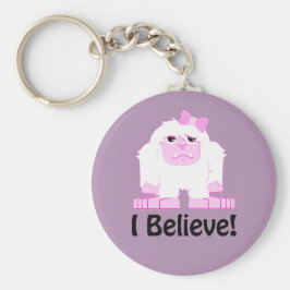 Llavero Creo que el Personalizado Chica Yeti