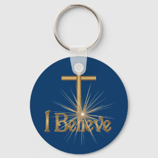 Llavero Creo que la estrella de oro Cross KeyChain