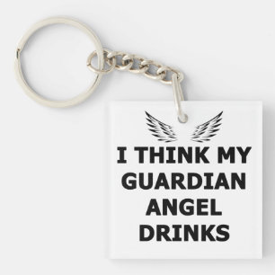 Llavero Creo que mi ángel de la guarda bebe