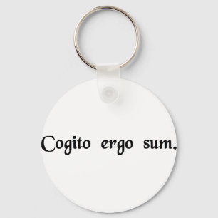Llavero Creo que, por lo tanto, lo soy.