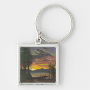 Llavero Crepúsculo, el lago Tahoe, c.1870s (aceite en