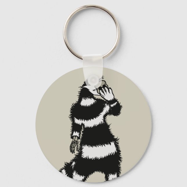 Llavero Crepúsculo gato creativo Skeleton mano máscara de  (Anverso)