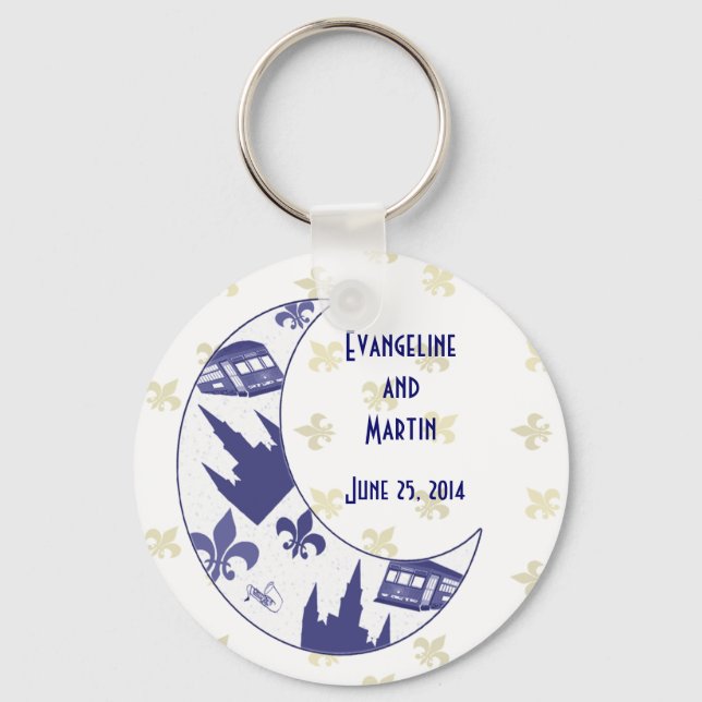 Llavero Crescent City Moon Keepsake Key Chains (Anverso)