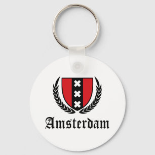 Llavero Crest de Ámsterdam