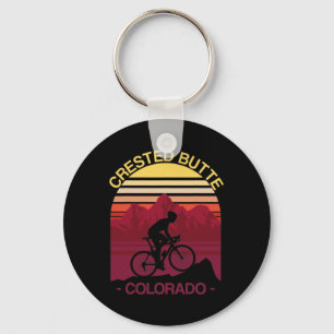 Llavero Crested Butte Colorado Ciclismo de Montaña Ciclist