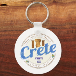 Llavero Creta Island Grecia recuerdo de un viaje de vacaci
