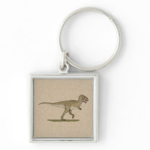 Cretácico Dinosaurio Tyrannosaurus rex Keychain