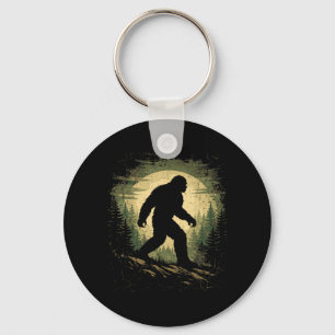 Llavero Creyente de criptido de bosque vintage Bigfoot Sas