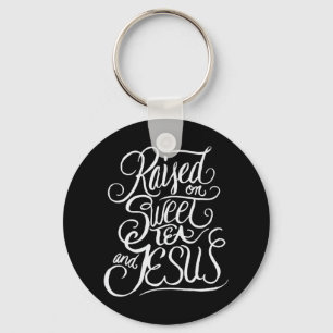 Llavero Criado por el té dulce y Jesús - cristiano sureño