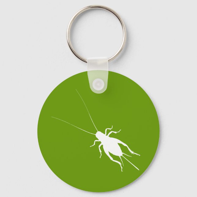 Llavero Cricket blanco (Anverso)