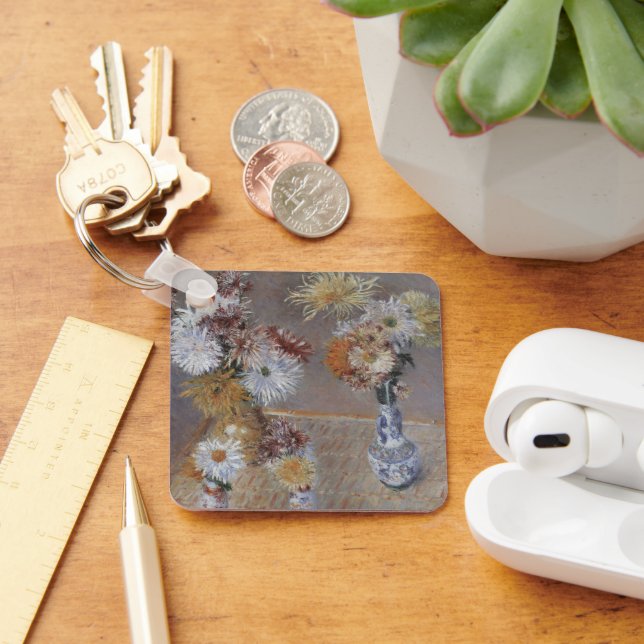 Llavero Crisantemos de Gustave Caillebotte (Escritorio )